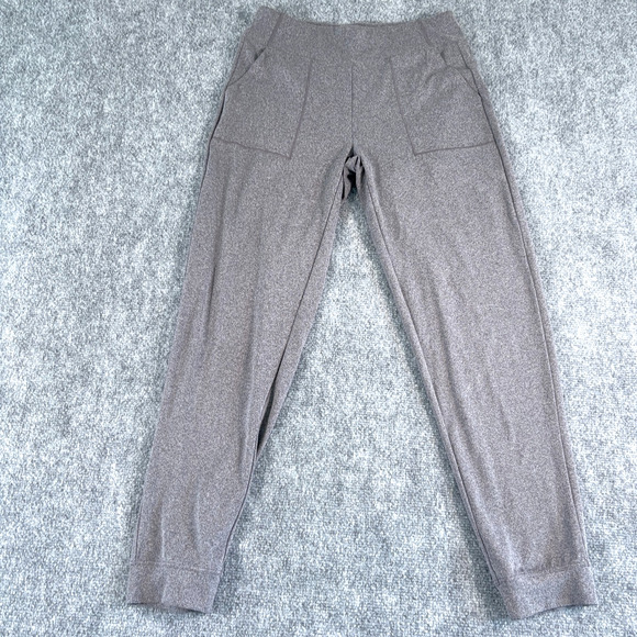Athleta Girl Powervita Jogger XXL/16 Black Heather Dark Gray SP21 Style V/305922 - Picture 1 of 8